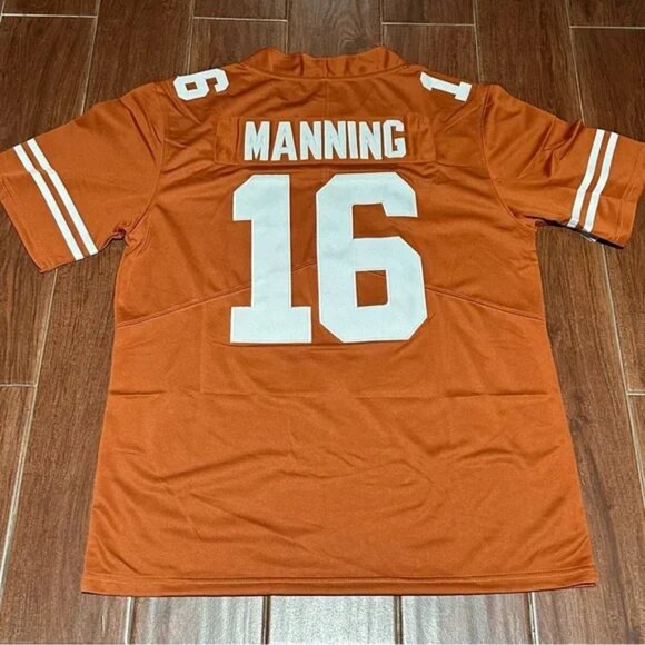 Mens Youths Optional Item For Arch Manning Stitched Orange Jersey Vapor - Picture 6 of 9